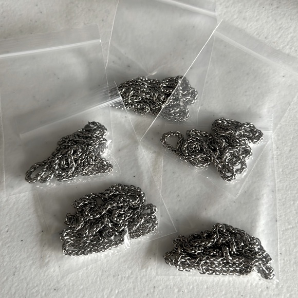 22” Stainless Steel 2.5mm Wheat Chain Necklace Silver NEW - Picture 5 of 5